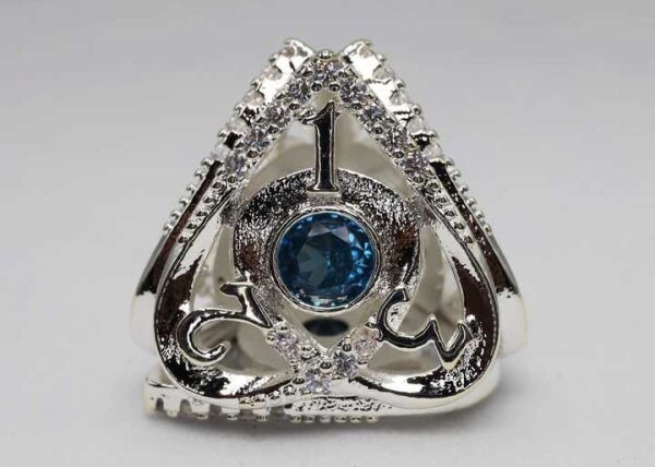 Jeweled Silver Hearts Premium Metal RPG Dice Set (7)