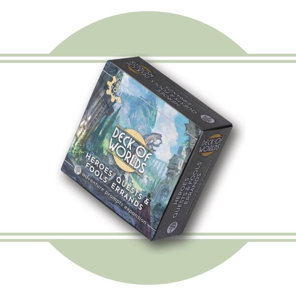 Deck of Worlds: Cartography - Heroes Quests & Fools Errands (EN)
