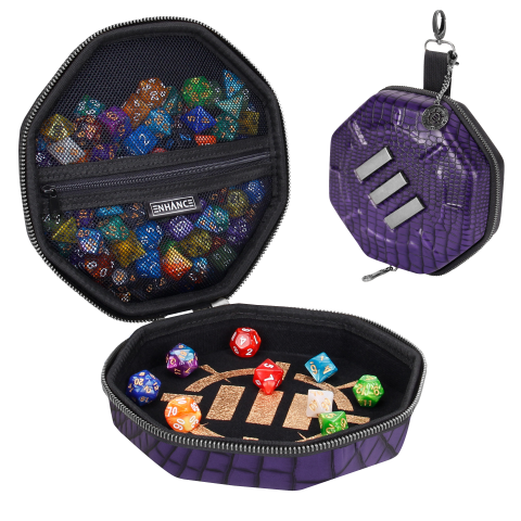 ENHANCE Tabletop Collectors Edition Dice Case Purple
