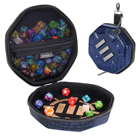 ENHANCE Tabletop Collectors Edition Dice Case Blue