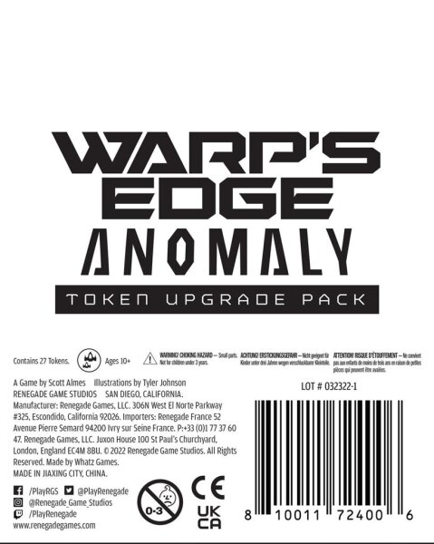 Warps Edge: Anomaly Token Upgrade Pack (EN)