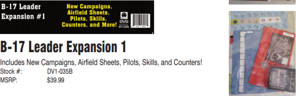B-17 Flying Fortress Leader: Expansion 1 Reprint (EN)