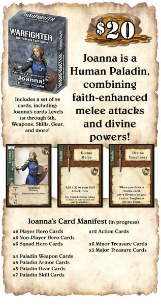 Warfighter Fantasy Expansion 4 Joanna (EN)