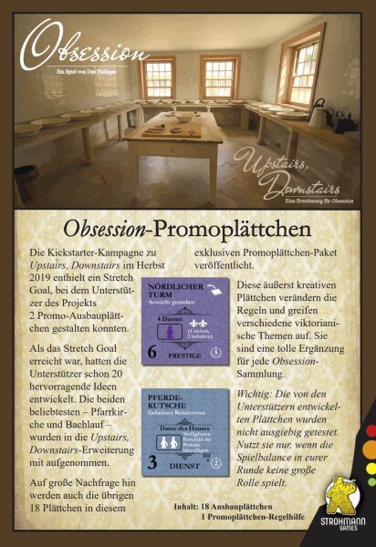 Obsession - Promoplättchen (DE)