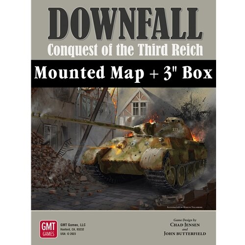 Downfall - Conquest of the Third Reich: Mounted Map Set & 3 Inch Box (EN)