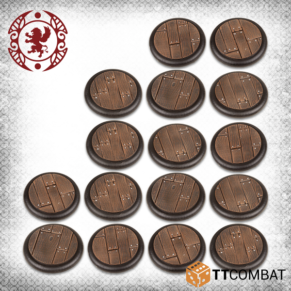 Carnevale: 30mm Wooden Plank Bases