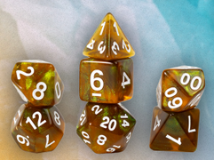RPG Dice Set (7) Treasure Series Peridot (EN)