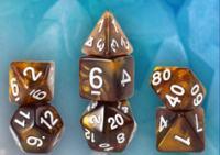 RPG Dice Set (7) Treasure Series Topaz (EN)