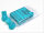 Chessex Signature Ten d10 Cirrus Aqua w/silver