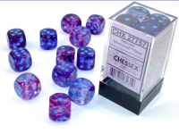 Chessex Nebula 16mm d6 Nocturnal/blue Luminary Dice Block...