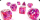 Chessex Lab Dice 6 Borealis Polyhedral Blood Orange/white Luminary 7-Die Set (with bonus die)