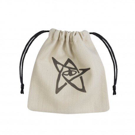 Call of Cthulhu RPG - Beige & black Dice Bag