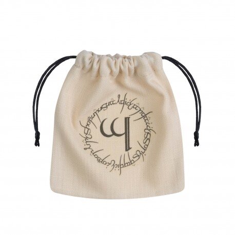 Elvish Beige & black Dice Bag