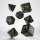 Call of Cthulhu RPG - Black & glow-in-the-dark Dice Set (7)