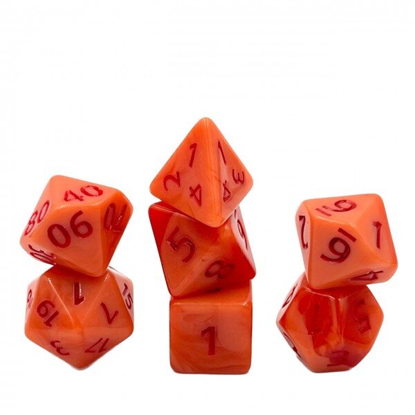 Würfelset: Sweet Peach Gum (7)