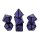 Würfelset Antik Dark Knight: Purple (7)
