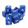 Würfelset: Fate/Fudge Glimmer Blue (12)