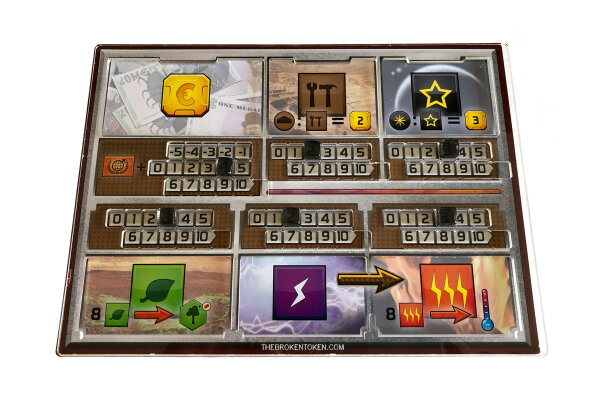 Terraforming Mars: Acrylic Overlay (5)
