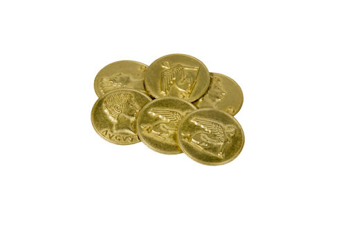 Coins: Egyptian Jumbo 35mm Piece Pack (6)