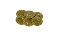 Coins: Pirate Doubloons Jumbo 35mm Piece Pack (6)