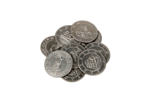 Coins: Pirate Ships Large 30mm Piece Pack (9)