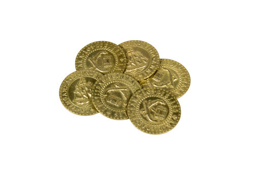 Coins: Pirate Ships Jumbo 35mm Piece Pack (6)