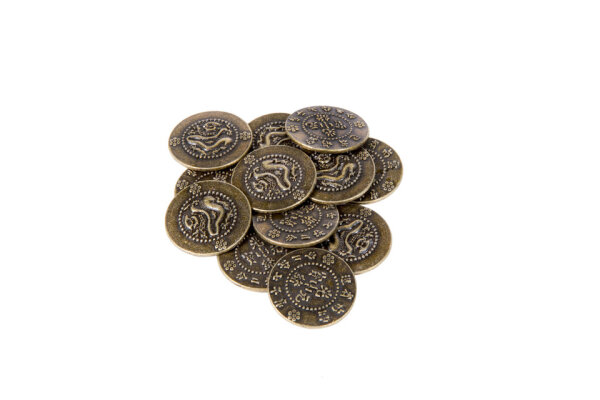 Coins: Chinese Medium 25mm Piece Pack (12)