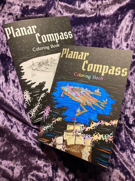 Old-School Essentials RPG: Planar Compass Coloring Book (EN)