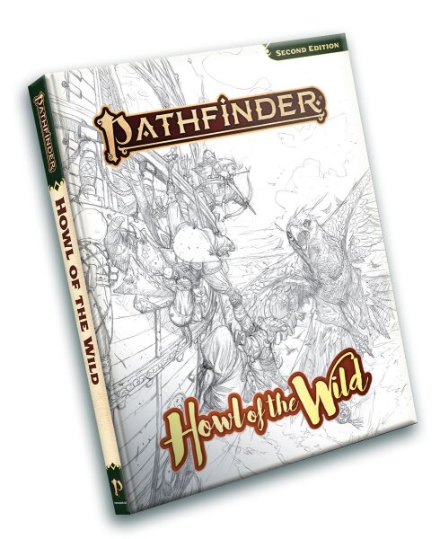 Pathfinder RPG: Howl of the Wild Sketch Cover (EN)