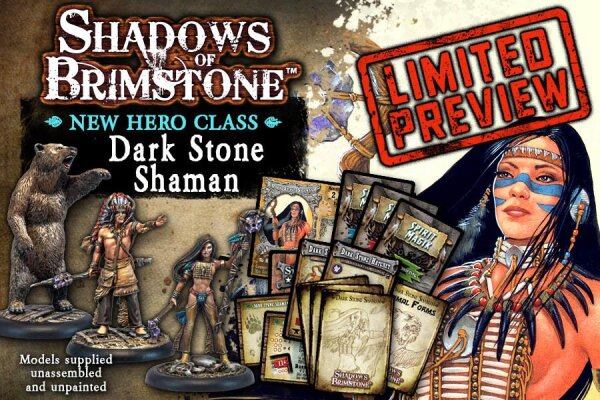 Shadows of Brimstone: Hero Pack Dark Stone Shaman (EN)