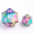 Barbarian 35mm Solid Metal Single D20 Spin Down Chromatic Rainbow