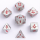 Barbarian Solid Metal Polyhedral Dice Set Brushed Red (7)