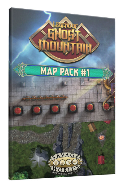 Savage Worlds: Legend of Ghost Mountain Map Pack 1 Hell Gate & Serpents Teeth (EN)