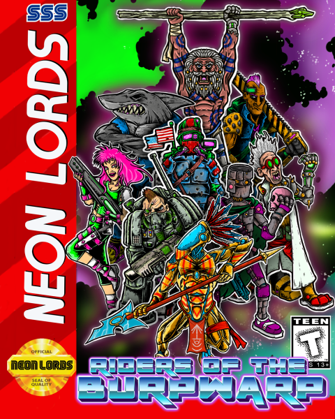 Neon Lords of the Toxic Wasteland RPG: Riders of the Burpwarp (EN)