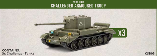 Clash of Steel: Challenger Armoured Troop (3)