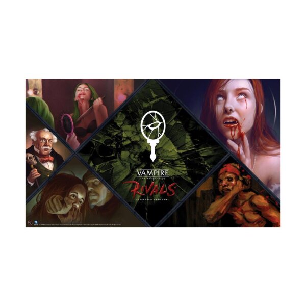 Vampire - The Masquerade Rivals Expandable Card Game: Malkavian Clan Playmat
