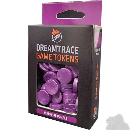 DreamTrace Gaming Tokens: Warpfire Purple