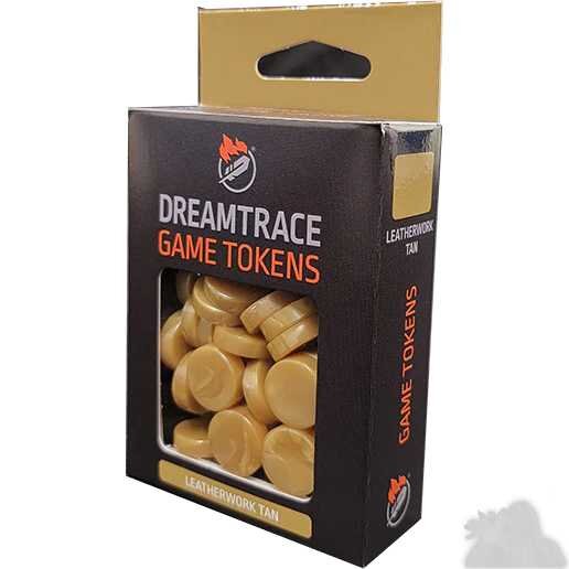 DreamTrace Gaming Tokens: Leatherwork Tan
