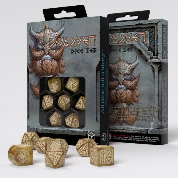 Dwarven Dice Set Gold