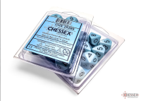 Opaque Pastel Blue/Black D10 (10)