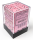 Opaque Pastel Pink/Black 12mm D6 (36)