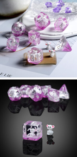 Resin Dice Set (7) Mouse