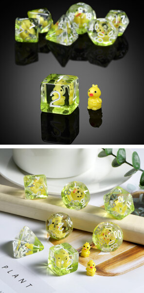 Resin Dice Set (7) Chick