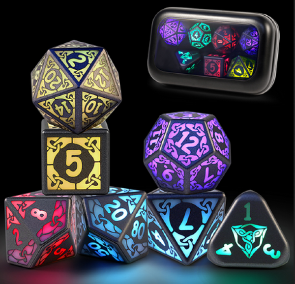 LED Dice Set (7) Gen 2 Unity