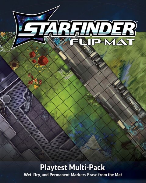 Starfinder RPG: Flip-Mat Second Edition Playtest Multi-Pack
