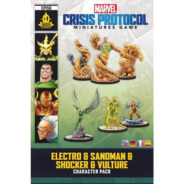 Marvel: Crisis Protocol - Electro, Sandman, Shocker & Vulture (DE/EN)