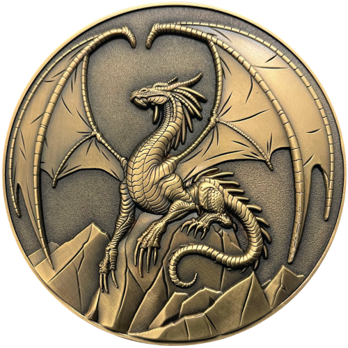 Lawful Gold Dragon Goliath Coin