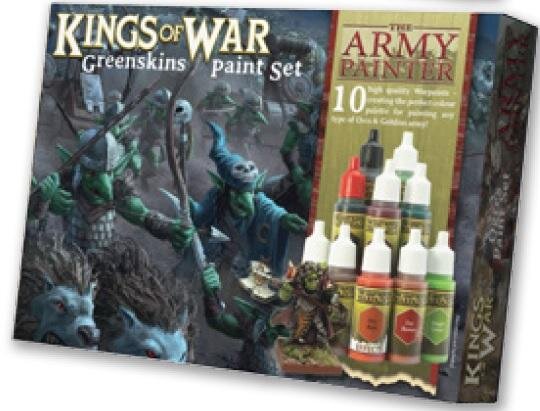 Warpaints Kings Of War Greenskins Paint Set