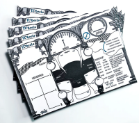 Mörk Borg RPG: Slav Borg - Wheels Sheets Notebook