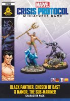 Marvel: Crisis Protocol - Black Panther, Chosen of Bast & Namor, The Sub-Mariner (DE/EN)